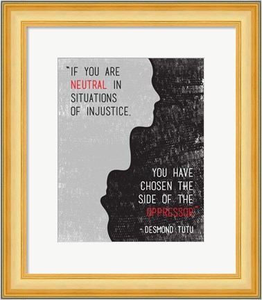 Framed Injustice Print