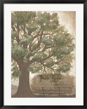 Framed Your Day is in God&#39;s Hands Print
