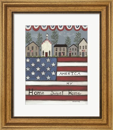 Framed America My Home Sweet Home Print