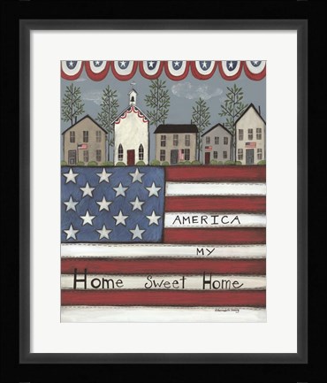 Framed America My Home Sweet Home Print