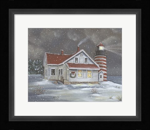 Framed Holiday West Quoddy Print
