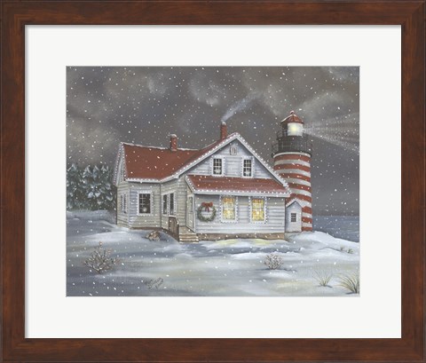 Framed Holiday West Quoddy Print