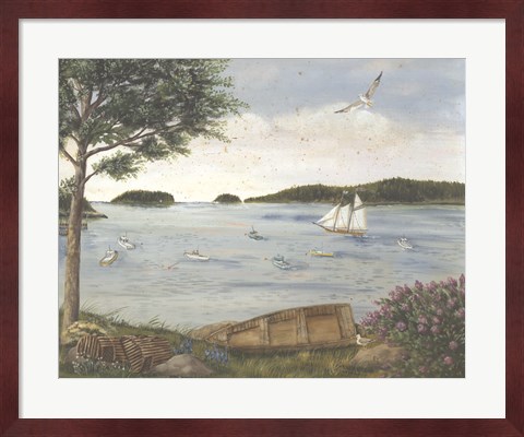 Framed Quiet Harbor Print