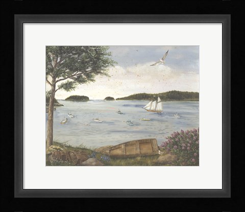 Framed Quiet Harbor Print