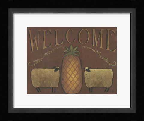 Framed Welcome Print