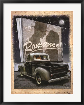 Framed Old Fashioned Romance Print