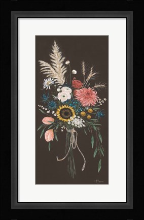 Framed Wildflowers I Print