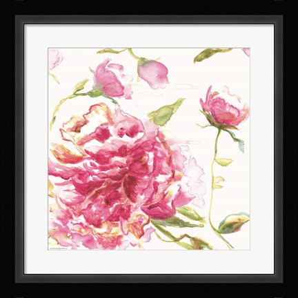 Framed English Rose Print