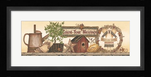 Framed Count Your Blessings Print