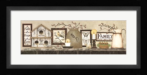Framed Family is a Blessing Print