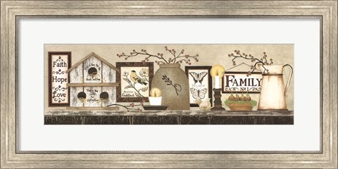 Framed Family is a Blessing Print