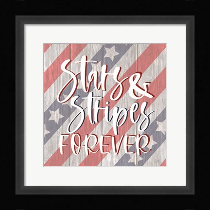 Framed Stars and Stripes Forever I Print