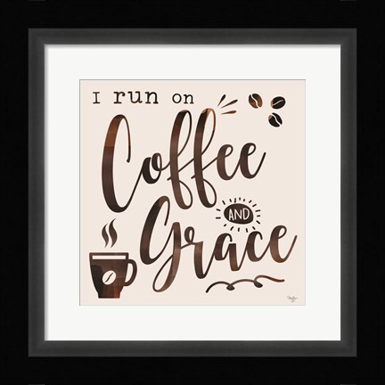Framed Coffee and Grace Print
