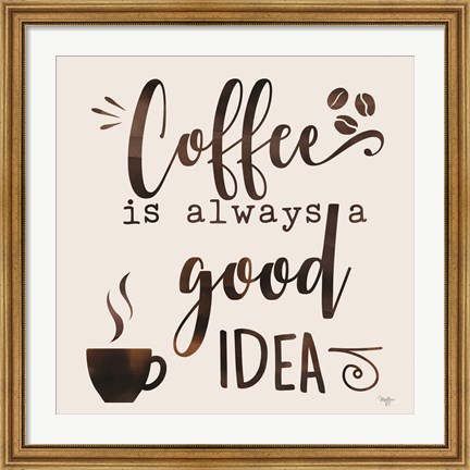 Framed Coffee - Good Idea Print
