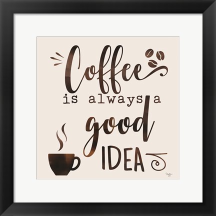 Framed Coffee - Good Idea Print
