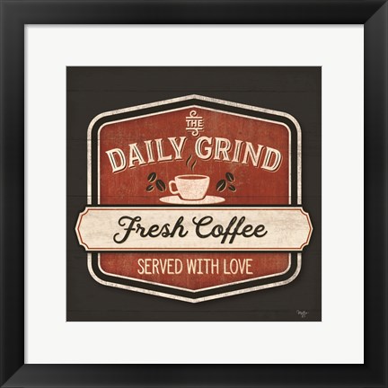 Framed Daily Grind Print