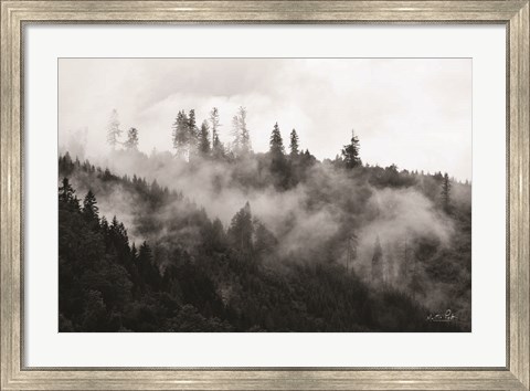Framed Covered by Clouds Print