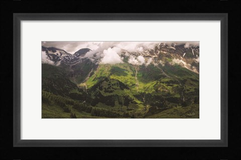 Framed Austrian Alps Print