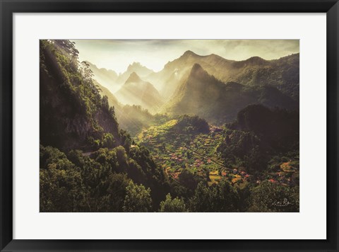 Framed Land of the Hobbits Print