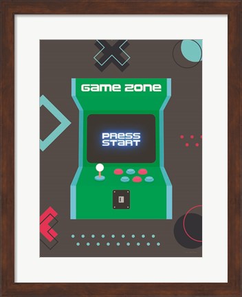 Framed Game Zone Print