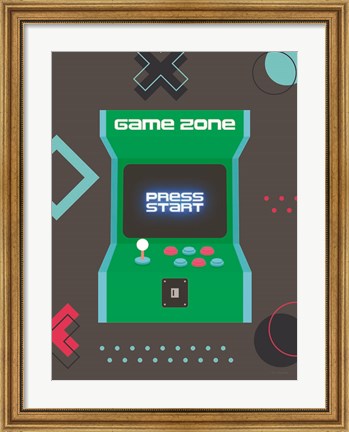 Framed Game Zone Print