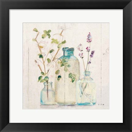 Framed Blossoms V Light Print