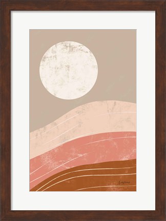 Framed Desert Sunrise I Print