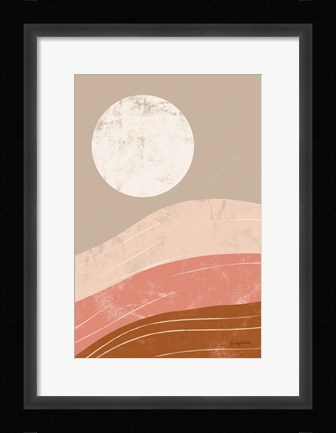 Framed Desert Sunrise I Print