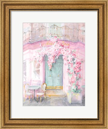 Framed Pastel Paris IV Print
