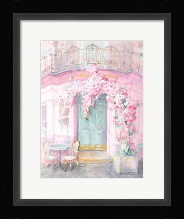 Framed Pastel Paris IV Print