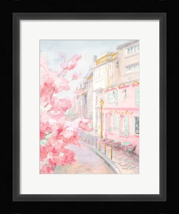 Framed Pastel Paris II Print
