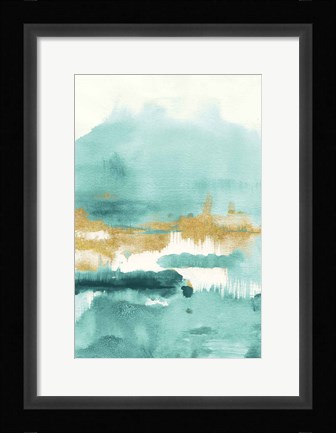 Framed Blue Saffron II Print
