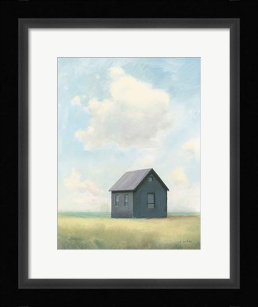 Framed Lonely Landscape III Print