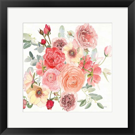 Framed Boho Bouquet  XIV Print