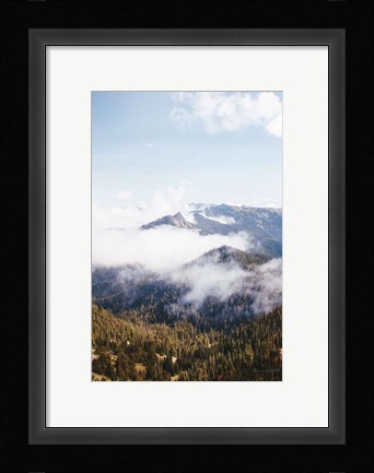 Framed Hurricane Ridge I Print