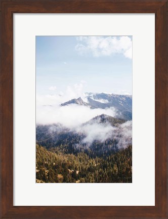 Framed Hurricane Ridge I Print