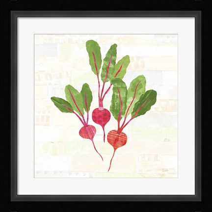 Framed Kitchen Garden V No Words Print