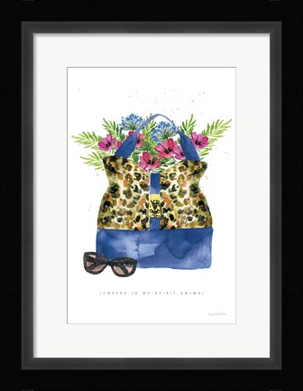 Framed On the Wild Side I Print