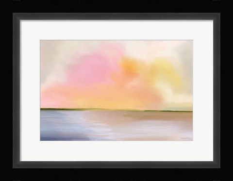 Framed Cotton Candy Beach Print