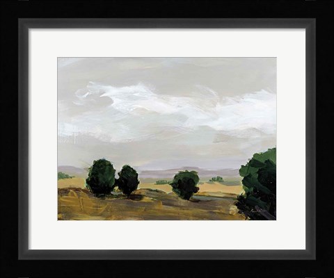 Framed Autumn Fields Print