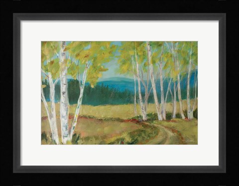Framed Birch Road Print