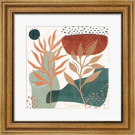 Framed Abstract Blossom II Print