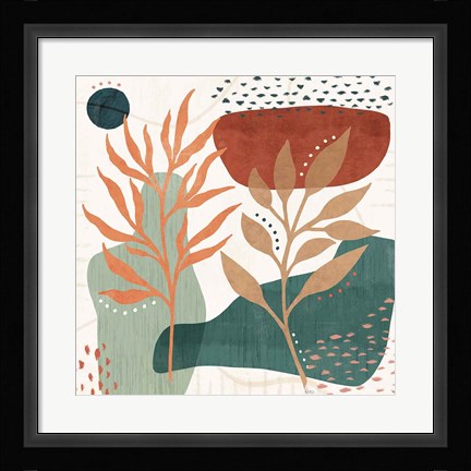Framed Abstract Blossom II Print