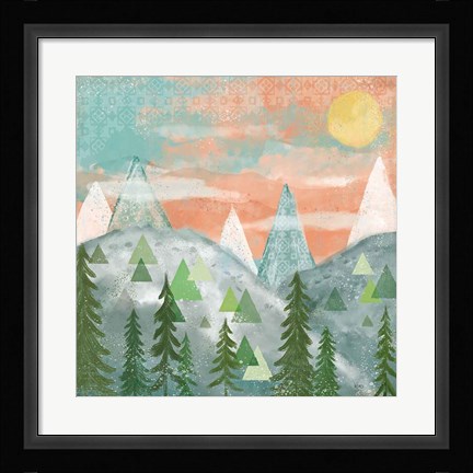 Framed Woodland Forest VII No Words Print