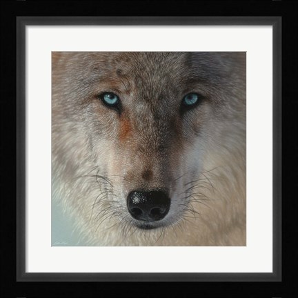 Framed Inner Wolf Print