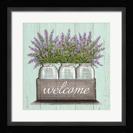 Framed Welcome Print