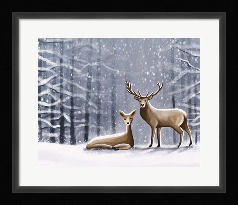 Framed Deer Print