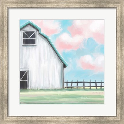 Framed Farmhouse Barn II Print