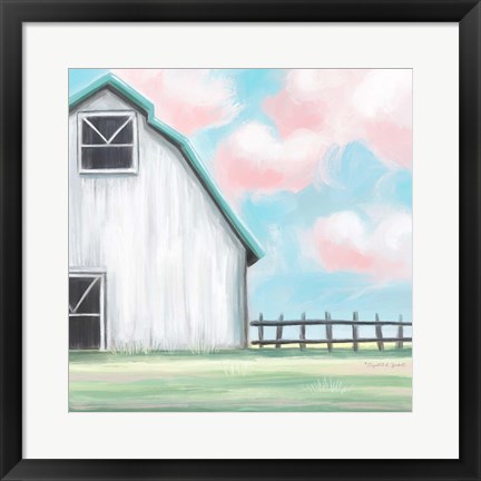 Framed Farmhouse Barn II Print