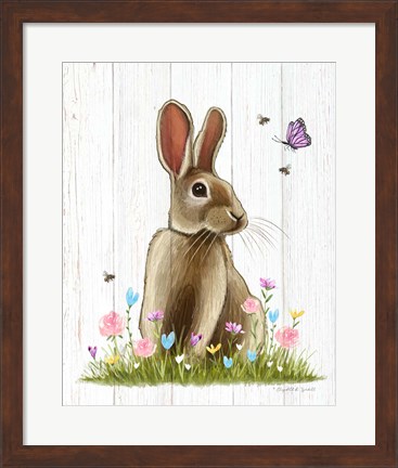 Framed Easter Rabbit Print